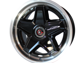 Speedart 18' ATS style 3-piece wheel and cover Rear 10x18' Black. Porsche 964 / 993 / 996